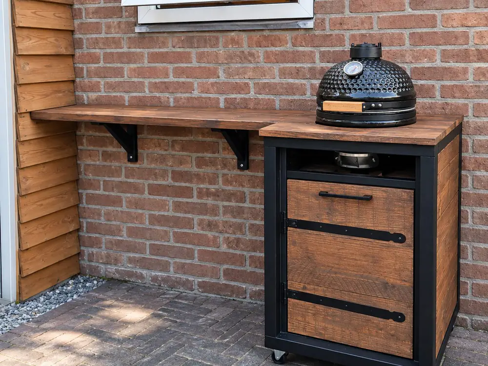 BBQ-tafels en buitenkeukens door HOUT & HUIS
